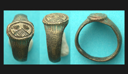 Ring, Medieval, Men's, Magic, Travelers, Mountain & Wings, 10th-14th Cent